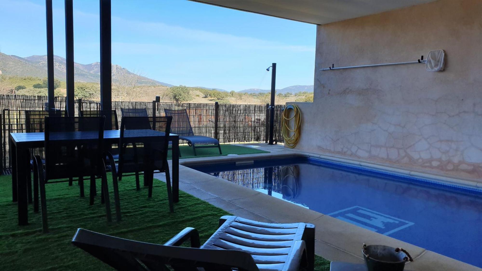 Navas de Estena Casa Con Piscina En Parque Nacional De Cabaneros المظهر الخارجي الصورة